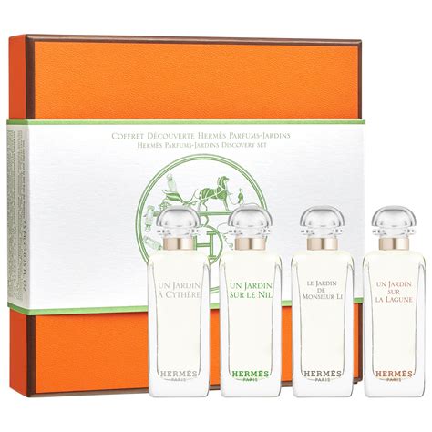 hermes travel perfume set|hermes mini fragrance discovery set.